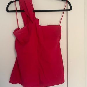 Zara pink cross over top